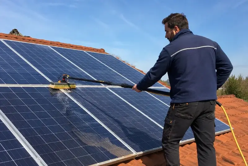Nettoyage et entretien de panneaux solaires à Mouilleron-le-Captif
