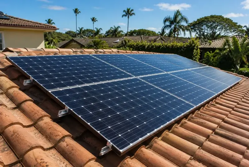 Installation de panneaux solaires à Mouilleron-le-Captif